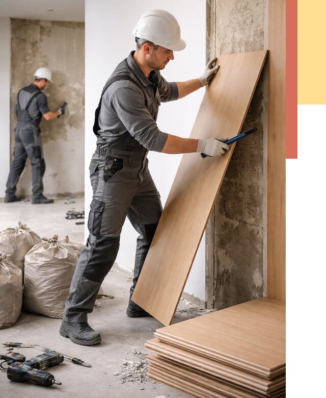 Демонтаж стеновых панелей в Дальнереченске от 3567 руб. за м² быстро и недорого | ОТДЕЛОЧНИК-Длн