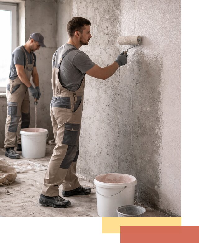 Нанесение бетоноконтакта на стены в Дальнереченске для последующей отделки