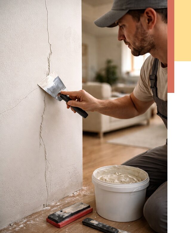 Заделка трещин и сколов в Дальнереченске от 2497 руб. — быстро и недорого | ОТДЕЛОЧНИК-Длн