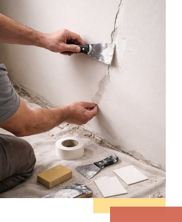 Заделка трещин и сколов в стенах и потолках в Дальнереченске