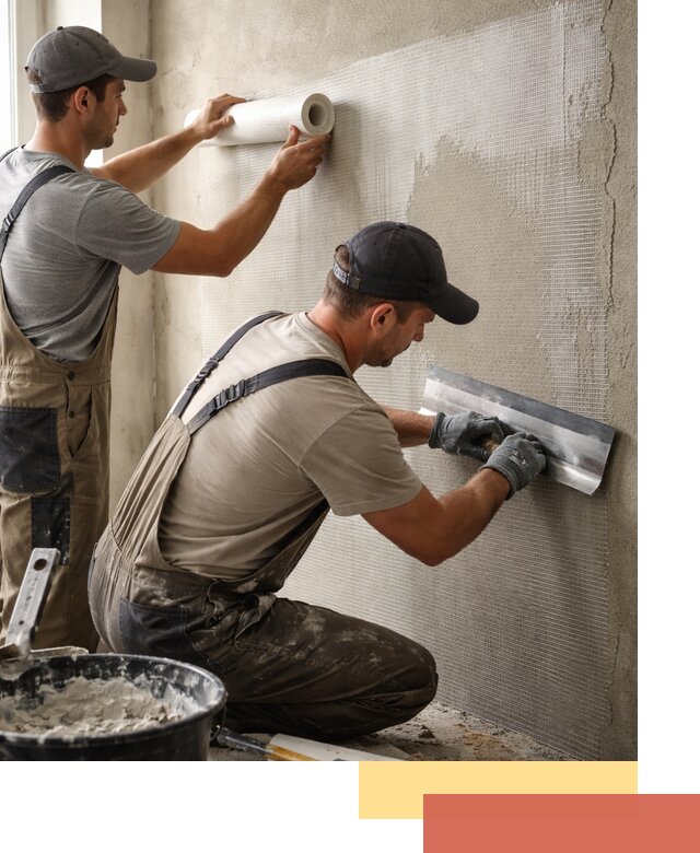 Армирование стен стеклосеткой в Дальнереченске для прочной отделки