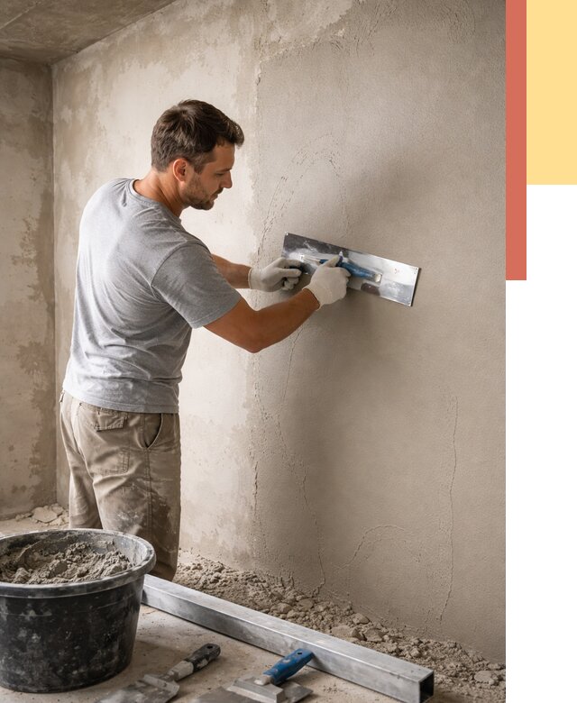 Штукатурка стен без маяков в Дальнереченске от 7337 руб/м2 — услуги и цена | ОТДЕЛОЧНИК-Длн