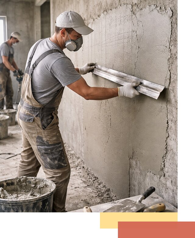 Штукатурка бетонных стен в Дальнереченске качественно и долговечно