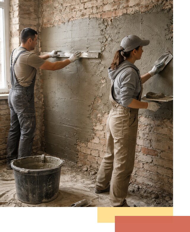 Штукатурка кирпичных стен в Дальнереченске — качественно и надежно