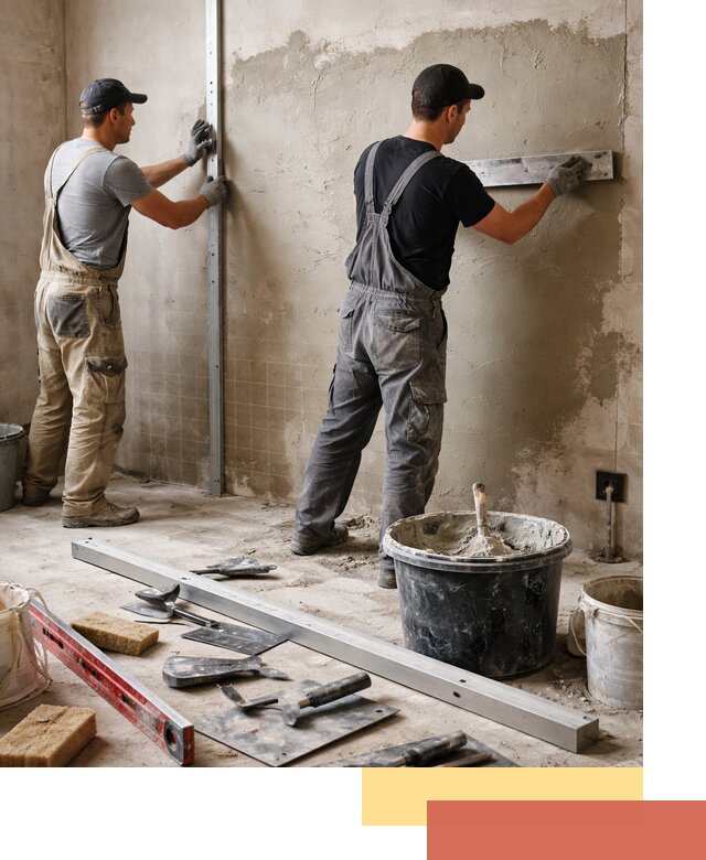 Профессиональная штукатурка стен под плитку в Дальнереченске