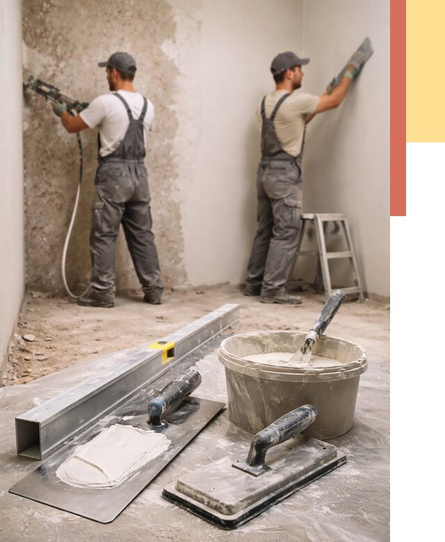 Штукатурка стен под обои в Дальнереченске от 4586 руб./м2 — выравнивание под обои | ОТДЕЛОЧНИК-Длн