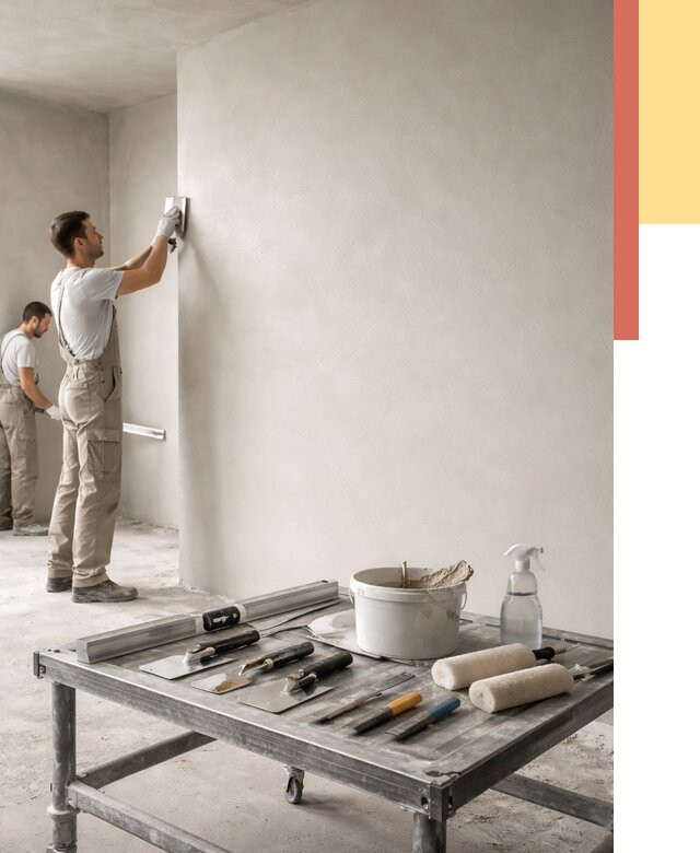 Штукатурка стен под покраску в Дальнереченске от 4586 руб./м² — качественно и недорого | ОТДЕЛОЧНИК-Длн