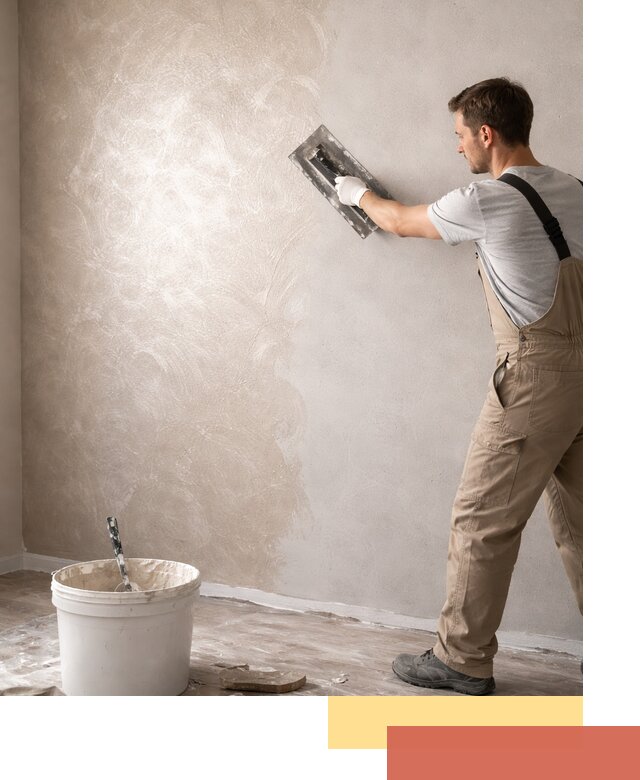 Декоративная штукатурка «Мокрый шелк» под ключ в Дальнереченске