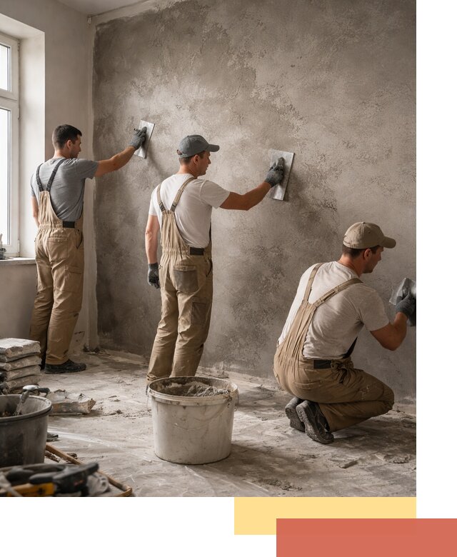 Декоративная штукатурка под бетон в Дальнереченске для стен и потолков