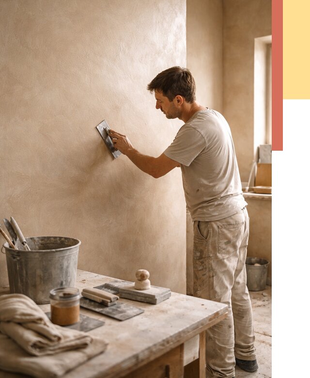 Марокканская штукатурка таделакт в Дальнереченске под ключ от 4280 руб. | ОТДЕЛОЧНИК-Длн
