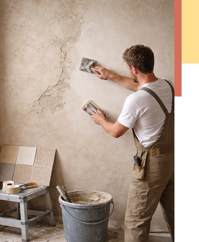 Ремонт декоративной штукатурки в Дальнереченске от 4586 руб. под ключ | ОТДЕЛОЧНИК-Длн