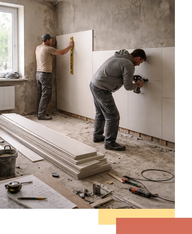 Монтаж ПВХ панелей на стены в Дальнереченске качественно и быстро