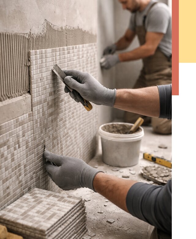 Облицовка стен мозаикой в Дальнереченске от 3261 руб/м2 — укладка мозаики на стены | ОТДЕЛОЧНИК-Длн