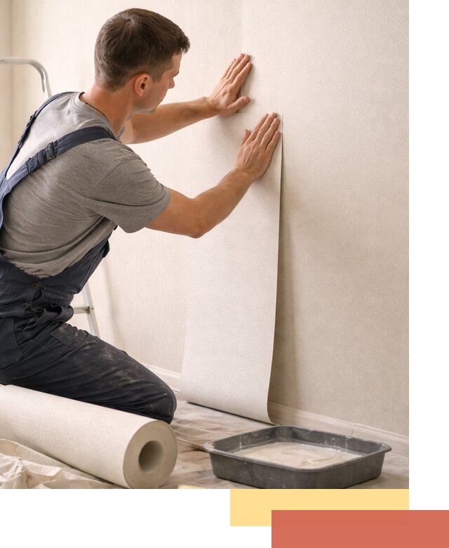 Поклейка флизелиновых обоев в Дальнереченске качественно и быстро