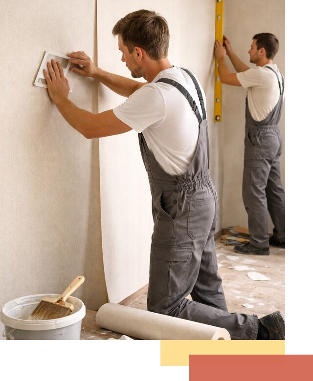 Поклейка бумажных обоев в Дальнереченске качественно и недорого