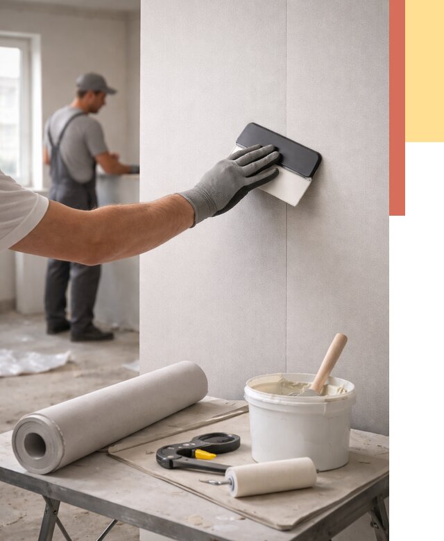 Поклейка обоев под покраску в Дальнереченске от 3567 руб. за м2 | ОТДЕЛОЧНИК-Длн