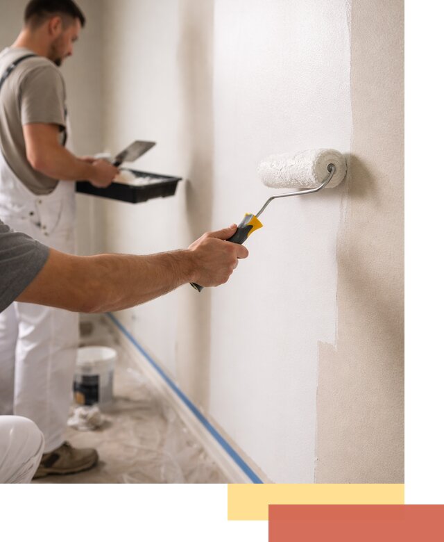 Покраска стен акриловой краской профессионально в Дальнереченске