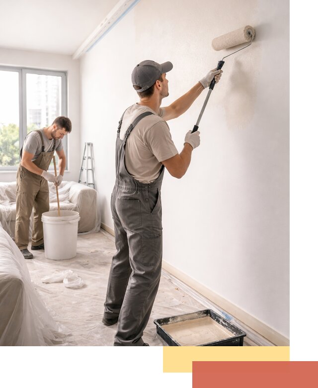 Покраска стен в офисе в Дальнереченске — быстрый и качественный ремонт