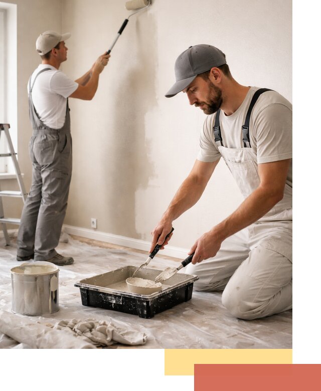 Покраска стен в квартире в Дальнереченске — профессионально и аккуратно