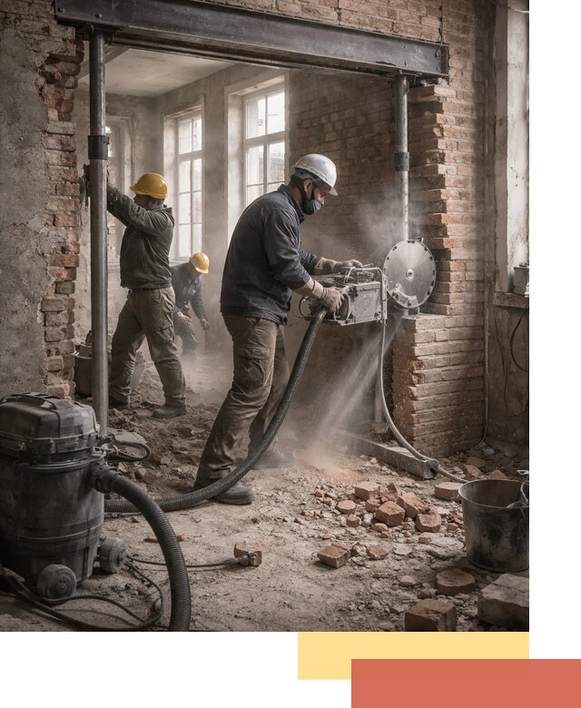 Прорезка проема в стене под дверной или оконный проем в Дальнереченске