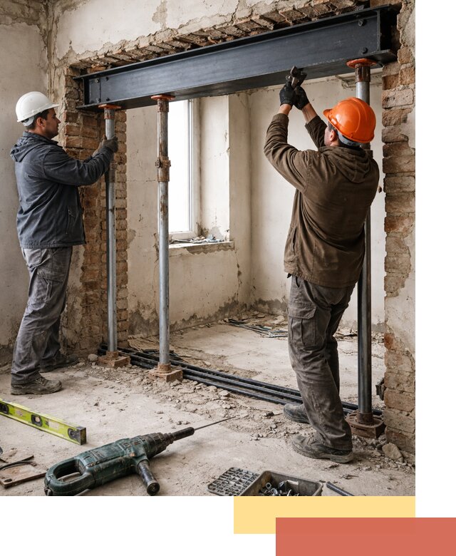 Усиление проема в стене в Дальнереченске для расширения и безопасности