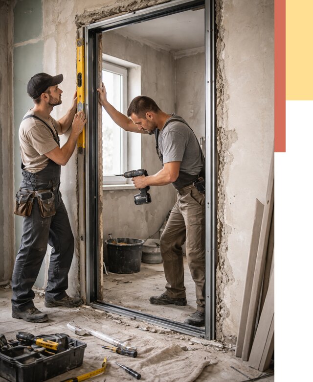 Закладка дверного проема в Дальнереченске от 3567 руб. — быстро и недорого | ОТДЕЛОЧНИК-Длн