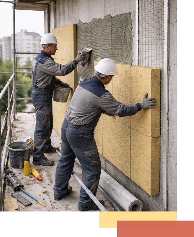 Утепление стен зданий и домов в Дальнереченске качественно и надежно