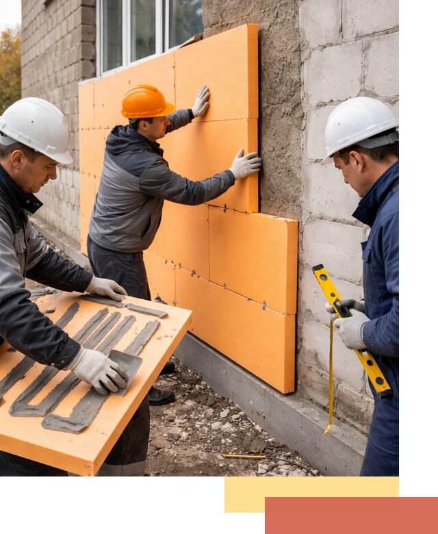 Утепление фасада пеноплексом под ключ в Дальнереченске