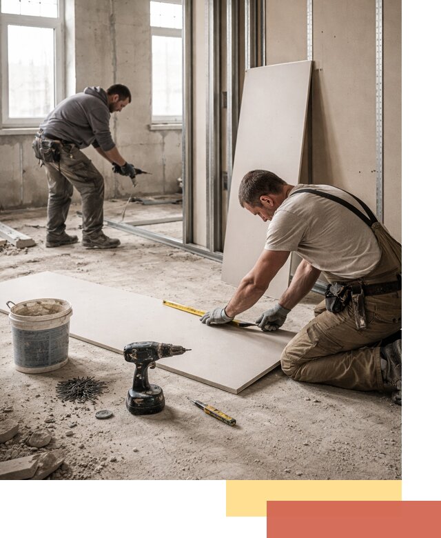 Кладка перегородок из ПГП под ключ в Дальнереченске