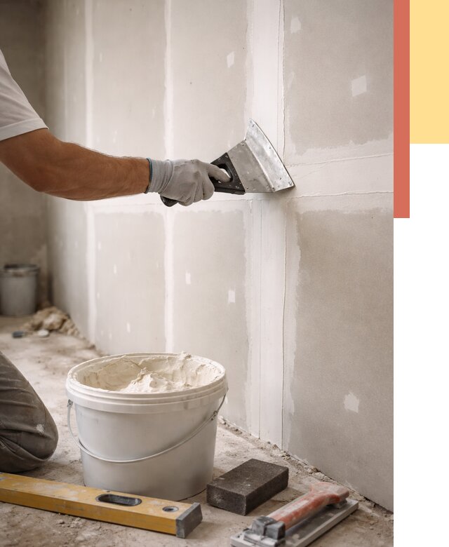 Шпаклевка перегородок из гипсокартона в Дальнереченске от 2548 руб. — услуги ОТДЕЛОЧНИК-Длн