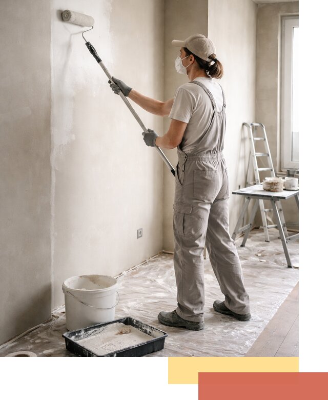 Покраска перегородок из гипсокартона в Дальнереченске качественно и недорого