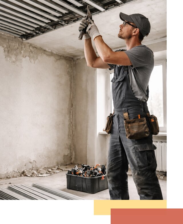 Демонтаж реечного потолка в Дальнереченске быстро и аккуратно