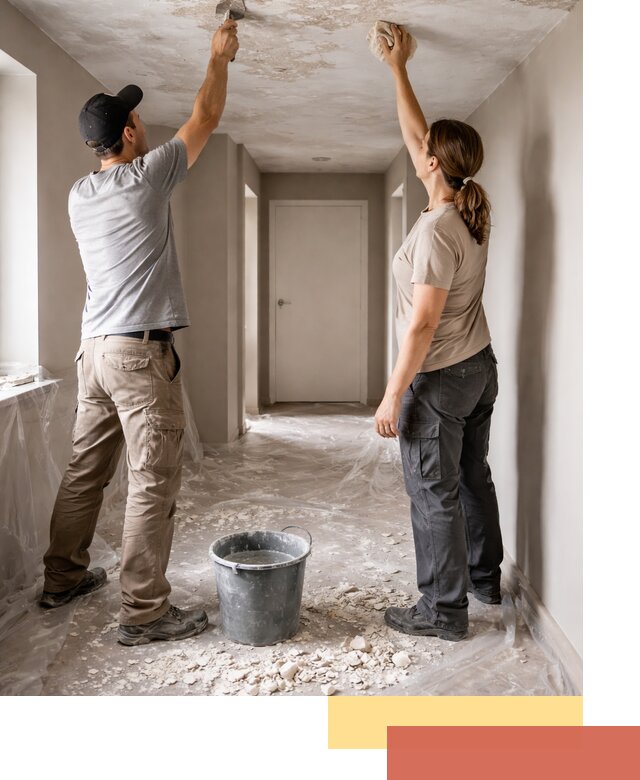 Удаление побелки с потолка в Дальнереченске — быстро и аккуратно