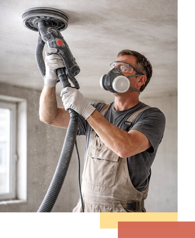 Шлифовка потолка в Дальнереченске — качественная подготовка под отделку