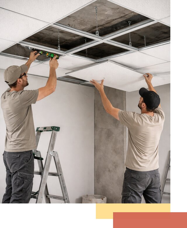 Монтаж потолка Армстронг под ключ в Дальнереченске