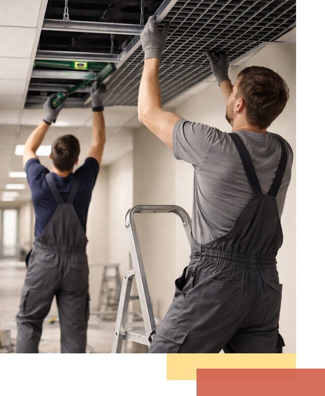 Монтаж потолка Грильято в Дальнереченске: установка под ключ качественно