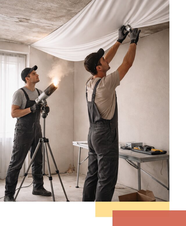 Установка натяжного потолка под ключ в Дальнереченске