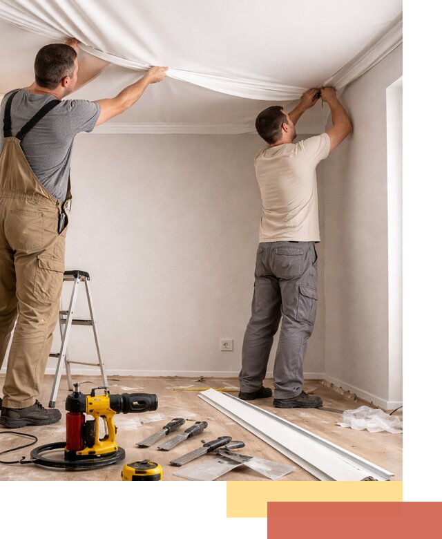 Монтаж ПВХ натяжного потолка в Дальнереченске качественно и быстро