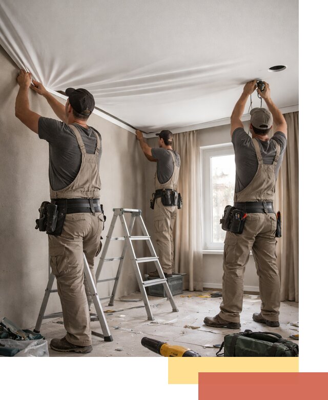 Монтаж матового натяжного потолка в Дальнереченске качественно и быстро