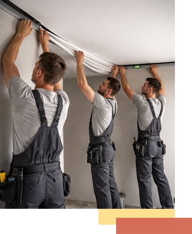 Теневые натяжные потолки в Дальнереченске: монтаж и отделка быстро и качественно