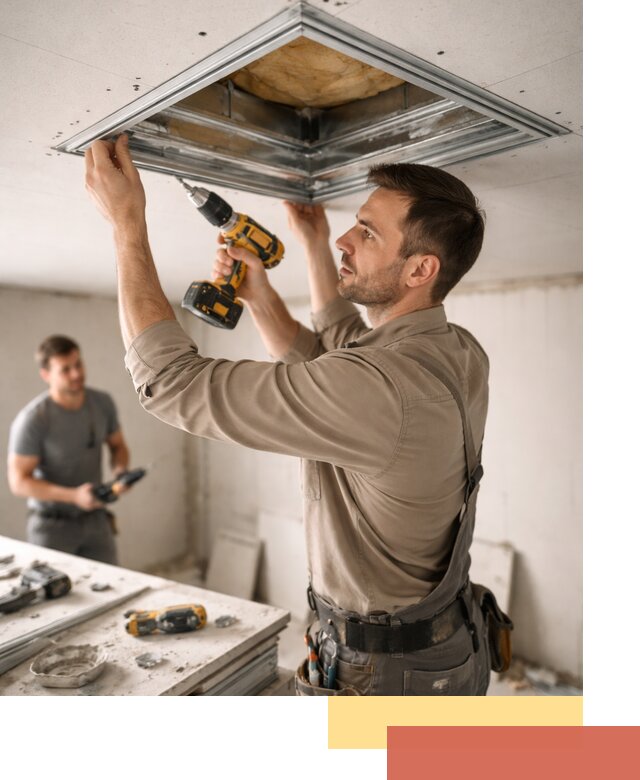 Монтаж люка в потолок из ГКЛ в Дальнереченске