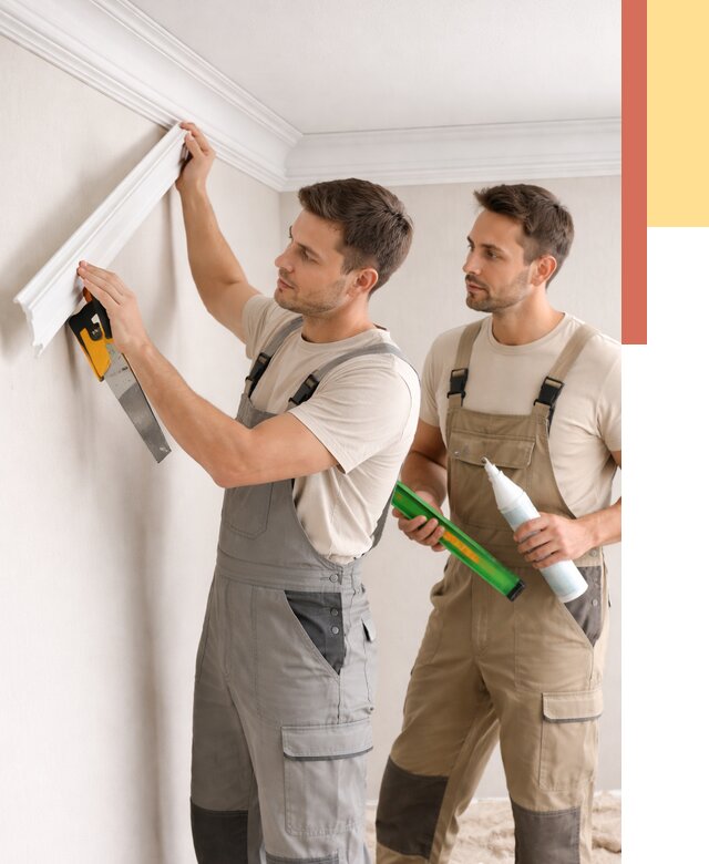 Монтаж потолочного плинтуса в Дальнереченске от 2344 руб. — быстро и недорого | ОТДЕЛОЧНИК-Длн