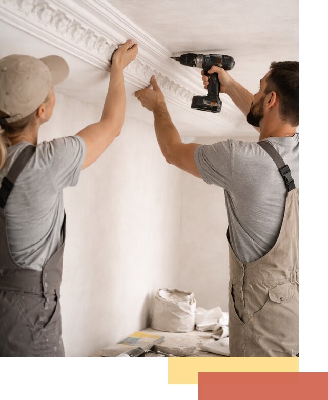 Профессиональный монтаж лепнины на потолок в Дальнереченске