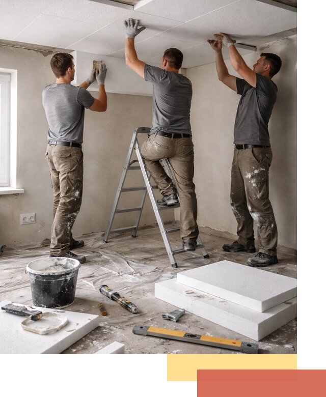 Утепление потолка пенопластом в Дальнереченске быстро и качественно