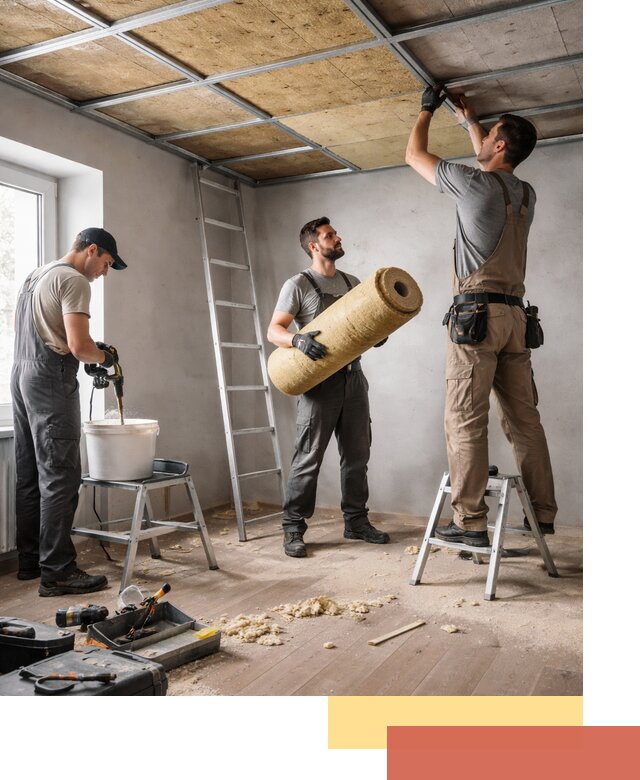 Шумоизоляция потолка в Дальнереченске: профессиональный монтаж и отделка